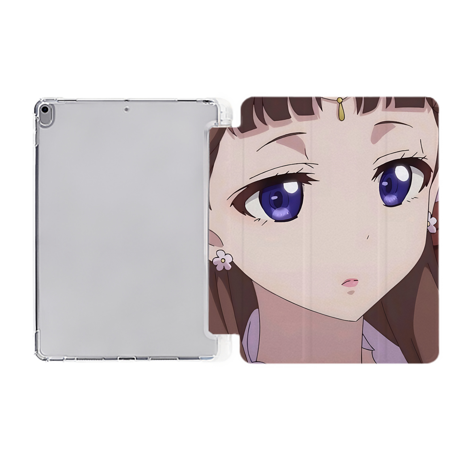（画像用） 薬屋のひとりごと The Apothecary Diaries IPad ケース ペン収納付き 三つ折りスタンド PUレザー×シリコン 対応機種9.5/10.5/10.9インチ